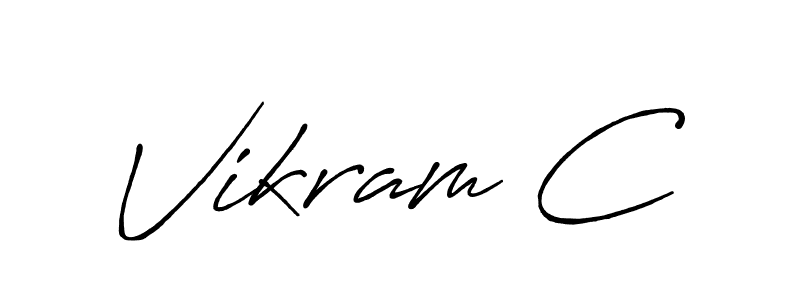 if you are searching for the best signature style for your name Vikram C. so please give up your signature search. here we have designed multiple signature styles  using Antro_Vectra_Bolder. Vikram C signature style 7 images and pictures png