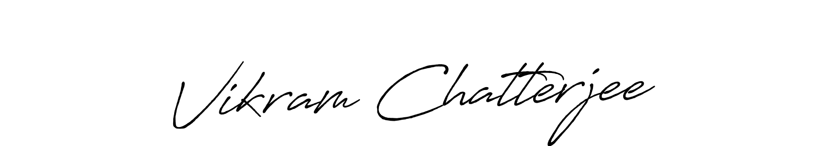 Make a beautiful signature design for name Vikram Chatterjee. With this signature (Antro_Vectra_Bolder) style, you can create a handwritten signature for free. Vikram Chatterjee signature style 7 images and pictures png