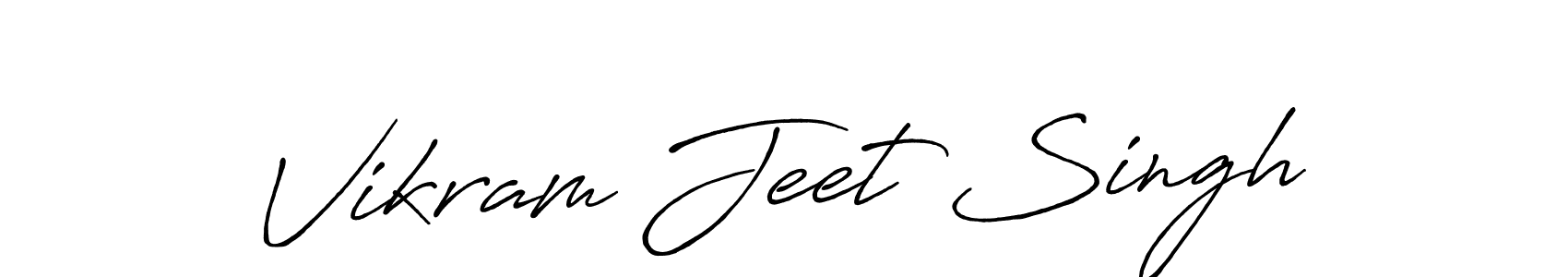 Design your own signature with our free online signature maker. With this signature software, you can create a handwritten (Antro_Vectra_Bolder) signature for name Vikram Jeet Singh. Vikram Jeet Singh signature style 7 images and pictures png