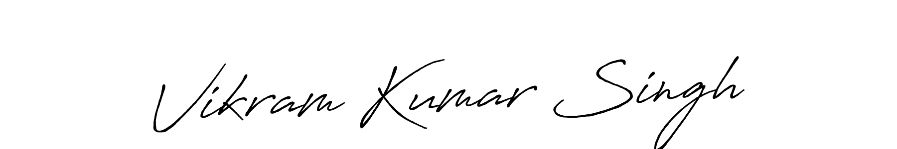 Design your own signature with our free online signature maker. With this signature software, you can create a handwritten (Antro_Vectra_Bolder) signature for name Vikram Kumar Singh. Vikram Kumar Singh signature style 7 images and pictures png