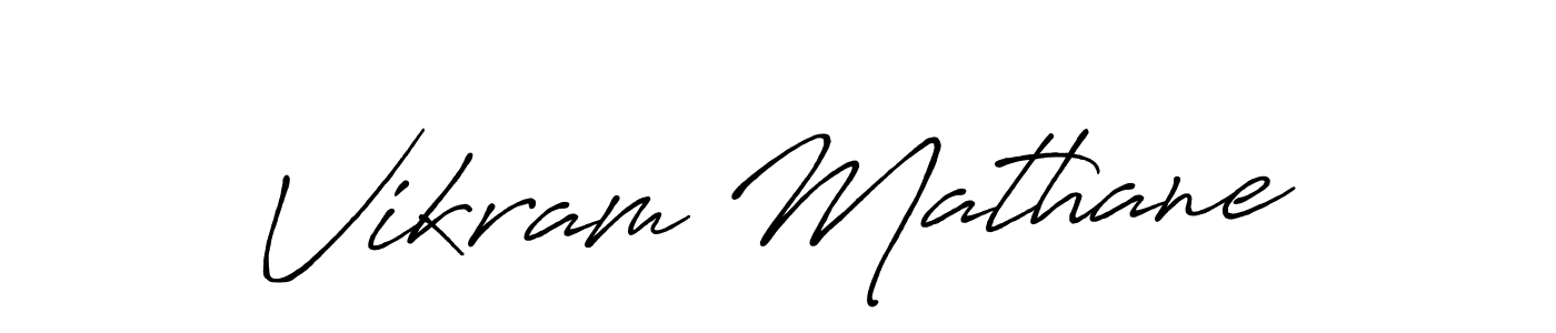 It looks lik you need a new signature style for name Vikram Mathane. Design unique handwritten (Antro_Vectra_Bolder) signature with our free signature maker in just a few clicks. Vikram Mathane signature style 7 images and pictures png
