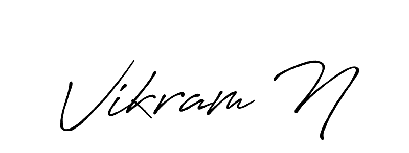 Once you've used our free online signature maker to create your best signature Antro_Vectra_Bolder style, it's time to enjoy all of the benefits that Vikram N name signing documents. Vikram N signature style 7 images and pictures png