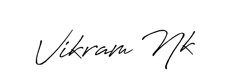 How to make Vikram Nk signature? Antro_Vectra_Bolder is a professional autograph style. Create handwritten signature for Vikram Nk name. Vikram Nk signature style 7 images and pictures png