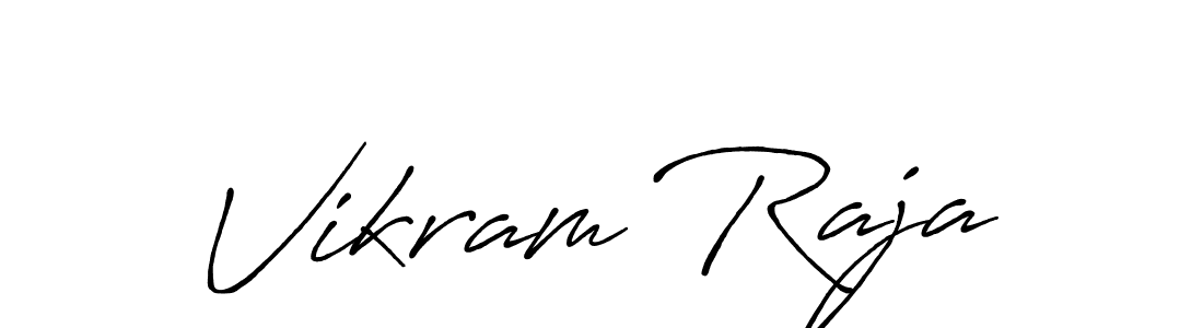 Use a signature maker to create a handwritten signature online. With this signature software, you can design (Antro_Vectra_Bolder) your own signature for name Vikram Raja. Vikram Raja signature style 7 images and pictures png