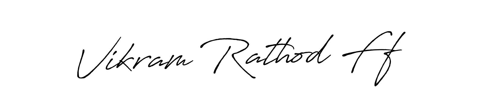 How to Draw Vikram Rathod Ff signature style? Antro_Vectra_Bolder is a latest design signature styles for name Vikram Rathod Ff. Vikram Rathod Ff signature style 7 images and pictures png