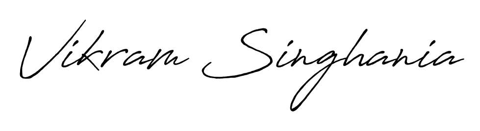 The Antro_Vectra_Bolder font gives name Vikram Singhania a signature that looks effortless yet distinguished. Download high-res PNG instantly. Vikram Singhania signature style 7 images and pictures png