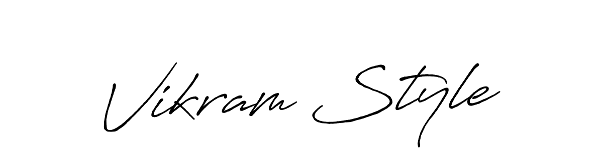 You should practise on your own different ways (Antro_Vectra_Bolder) to write your name (Vikram Style) in signature. don't let someone else do it for you. Vikram Style signature style 7 images and pictures png