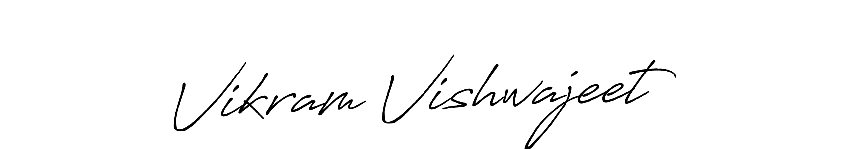 Similarly Antro_Vectra_Bolder is the best handwritten signature design. Signature creator online .You can use it as an online autograph creator for name Vikram Vishwajeet. Vikram Vishwajeet signature style 7 images and pictures png
