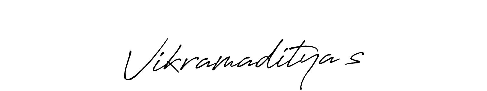 Design your own signature with our free online signature maker. With this signature software, you can create a handwritten (Antro_Vectra_Bolder) signature for name Vikramaditya’s. Vikramaditya’s signature style 7 images and pictures png