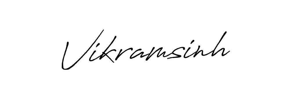 Also we have Vikramsinh name is the best signature style. Create professional handwritten signature collection using Antro_Vectra_Bolder autograph style. Vikramsinh signature style 7 images and pictures png