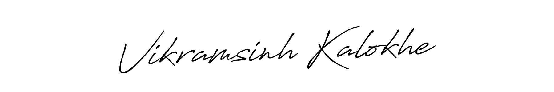 It looks lik you need a new signature style for name Vikramsinh Kalokhe. Design unique handwritten (Antro_Vectra_Bolder) signature with our free signature maker in just a few clicks. Vikramsinh Kalokhe signature style 7 images and pictures png