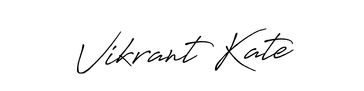 if you are searching for the best signature style for your name Vikrant Kate. so please give up your signature search. here we have designed multiple signature styles  using Antro_Vectra_Bolder. Vikrant Kate signature style 7 images and pictures png