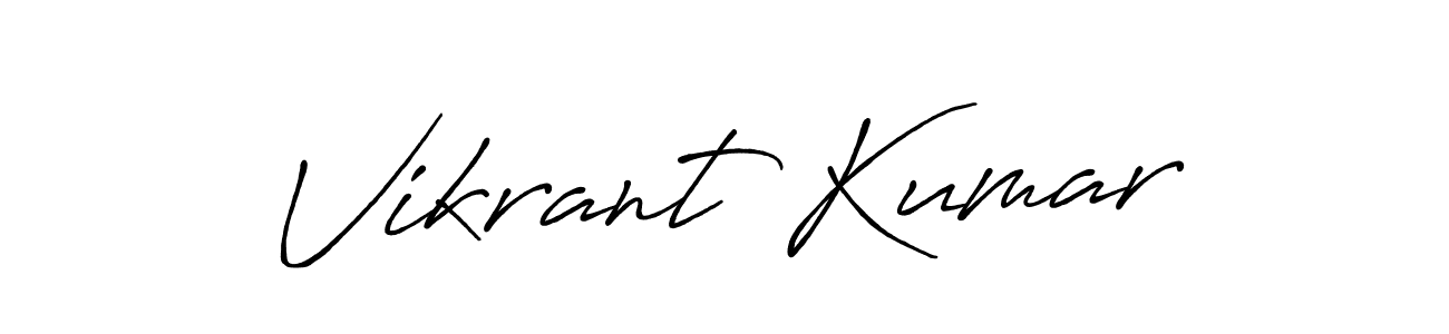 You can use this online signature creator to create a handwritten signature for the name Vikrant Kumar. This is the best online autograph maker. Vikrant Kumar signature style 7 images and pictures png