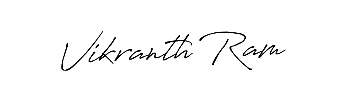 You should practise on your own different ways (Antro_Vectra_Bolder) to write your name (Vikranth Ram) in signature. don't let someone else do it for you. Vikranth Ram signature style 7 images and pictures png