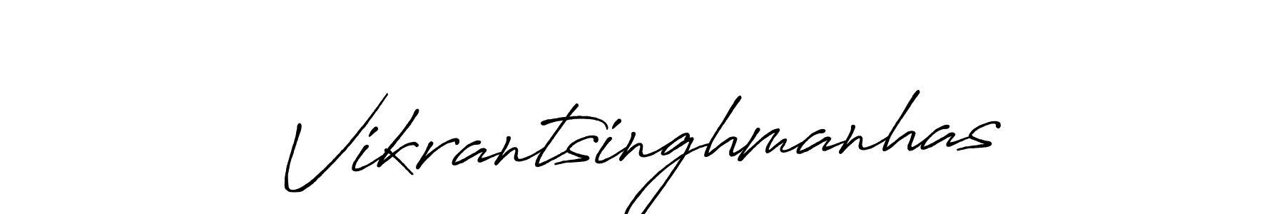 How to make Vikrantsinghmanhas signature? Antro_Vectra_Bolder is a professional autograph style. Create handwritten signature for Vikrantsinghmanhas name. Vikrantsinghmanhas signature style 7 images and pictures png