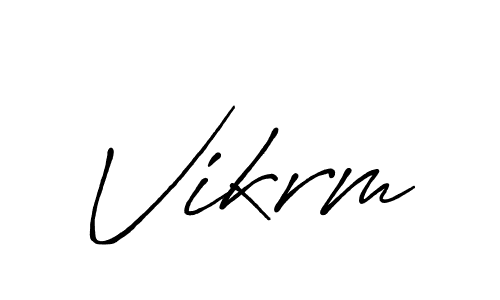 Make a beautiful signature design for name Vikrm. Use this online signature maker to create a handwritten signature for free. Vikrm signature style 7 images and pictures png