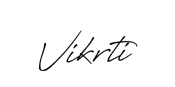 Also You can easily find your signature by using the search form. We will create Vikrti name handwritten signature images for you free of cost using Antro_Vectra_Bolder sign style. Vikrti signature style 7 images and pictures png
