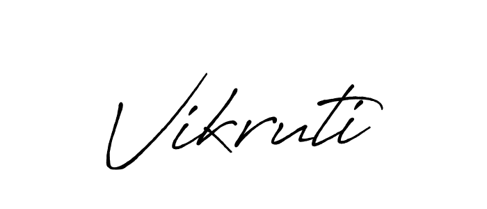 if you are searching for the best signature style for your name Vikruti. so please give up your signature search. here we have designed multiple signature styles  using Antro_Vectra_Bolder. Vikruti signature style 7 images and pictures png