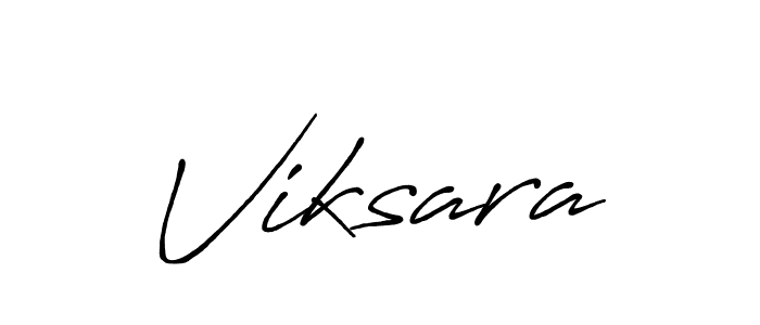 How to make Viksara signature? Antro_Vectra_Bolder is a professional autograph style. Create handwritten signature for Viksara name. Viksara signature style 7 images and pictures png