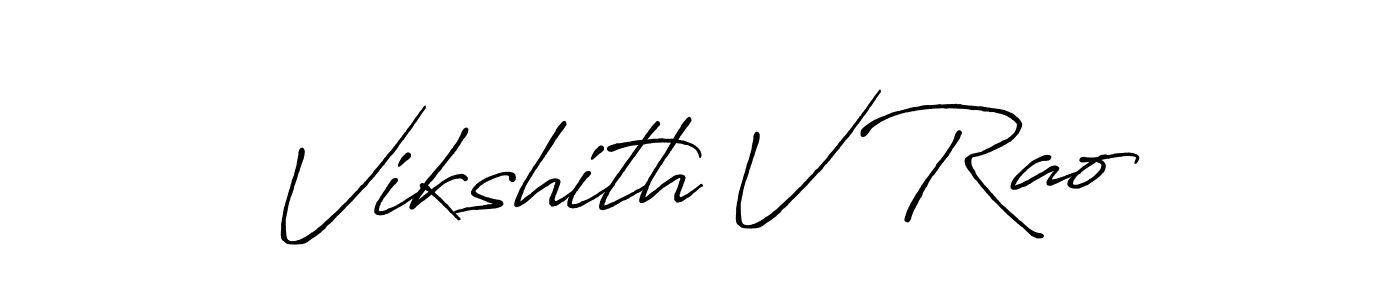 Here are the top 10 professional signature styles for the name Vikshith V Rao. These are the best autograph styles you can use for your name. Vikshith V Rao signature style 7 images and pictures png