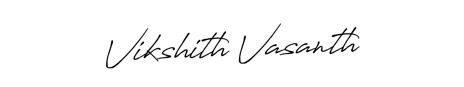 if you are searching for the best signature style for your name Vikshith Vasanth. so please give up your signature search. here we have designed multiple signature styles  using Antro_Vectra_Bolder. Vikshith Vasanth signature style 7 images and pictures png