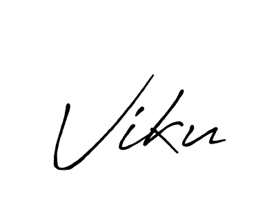 You should practise on your own different ways (Antro_Vectra_Bolder) to write your name (Viku) in signature. don't let someone else do it for you. Viku signature style 7 images and pictures png