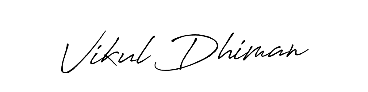 Once you've used our free online signature maker to create your best signature Antro_Vectra_Bolder style, it's time to enjoy all of the benefits that Vikul Dhiman name signing documents. Vikul Dhiman signature style 7 images and pictures png