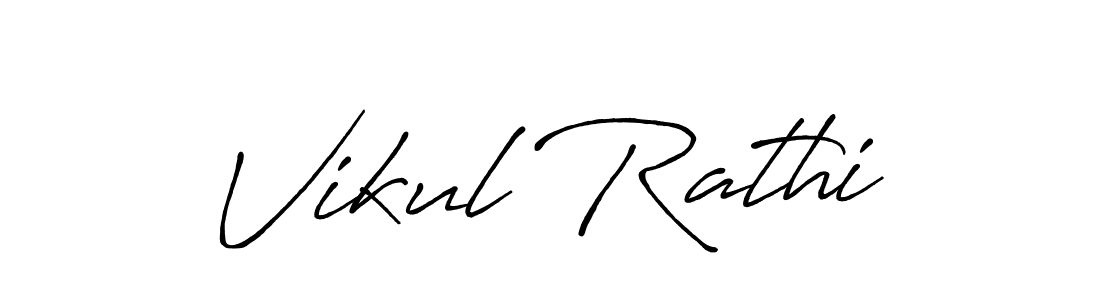 Also You can easily find your signature by using the search form. We will create Vikul Rathi name handwritten signature images for you free of cost using Antro_Vectra_Bolder sign style. Vikul Rathi signature style 7 images and pictures png