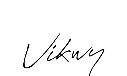 You should practise on your own different ways (Antro_Vectra_Bolder) to write your name (Vikwy) in signature. don't let someone else do it for you. Vikwy signature style 7 images and pictures png