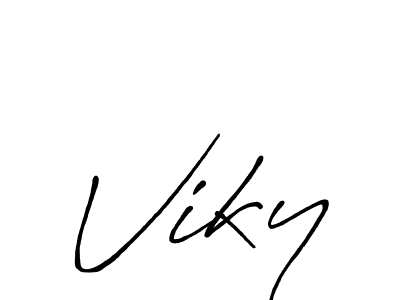 Similarly Antro_Vectra_Bolder is the best handwritten signature design. Signature creator online .You can use it as an online autograph creator for name Viky. Viky signature style 7 images and pictures png