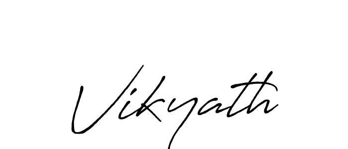 Make a beautiful signature design for name Vikyath. Use this online signature maker to create a handwritten signature for free. Vikyath signature style 7 images and pictures png