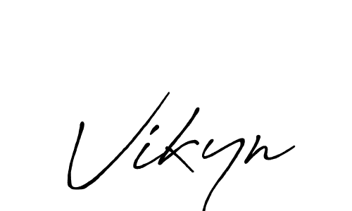 You can use this online signature creator to create a handwritten signature for the name Vikyn. This is the best online autograph maker. Vikyn signature style 7 images and pictures png