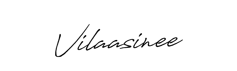 Use a signature maker to create a handwritten signature online. With this signature software, you can design (Antro_Vectra_Bolder) your own signature for name Vilaasinee. Vilaasinee signature style 7 images and pictures png