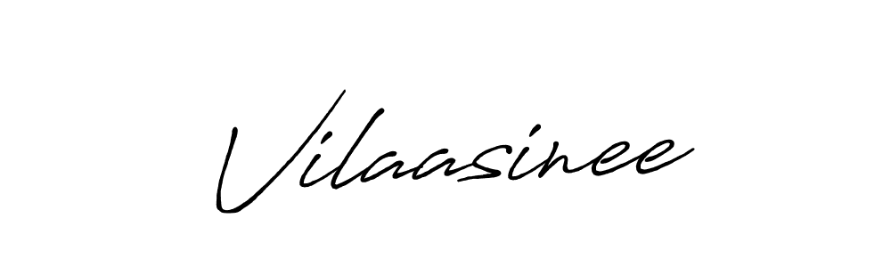 Use a signature maker to create a handwritten signature online. With this signature software, you can design (Antro_Vectra_Bolder) your own signature for name Vilaasinee. Vilaasinee signature style 7 images and pictures png