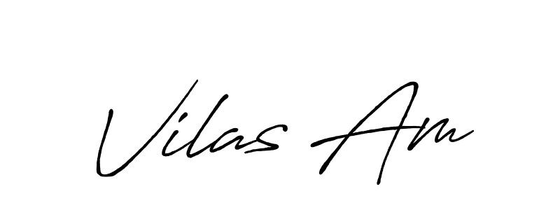 Make a beautiful signature design for name Vilas Am. Use this online signature maker to create a handwritten signature for free. Vilas Am signature style 7 images and pictures png
