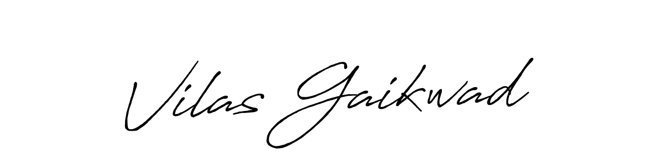 Vilas Gaikwad stylish signature style. Best Handwritten Sign (Antro_Vectra_Bolder) for my name. Handwritten Signature Collection Ideas for my name Vilas Gaikwad. Vilas Gaikwad signature style 7 images and pictures png
