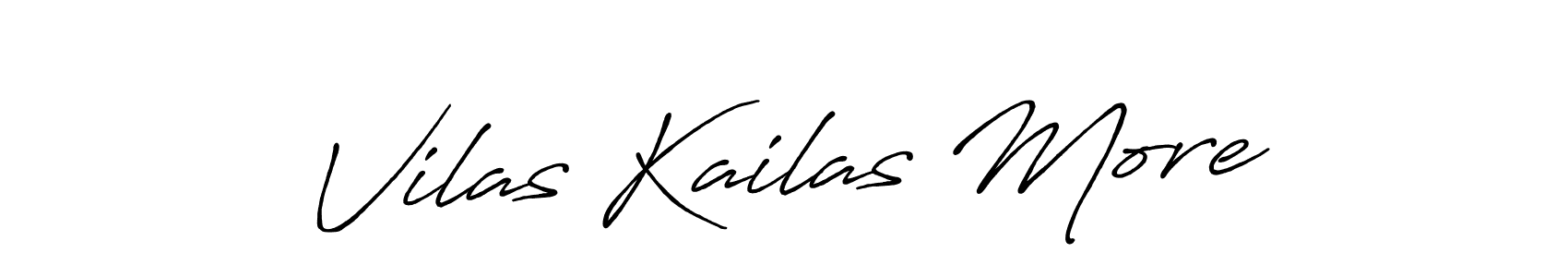 This is the best signature style for the Vilas Kailas More name. Also you like these signature font (Antro_Vectra_Bolder). Mix name signature. Vilas Kailas More signature style 7 images and pictures png