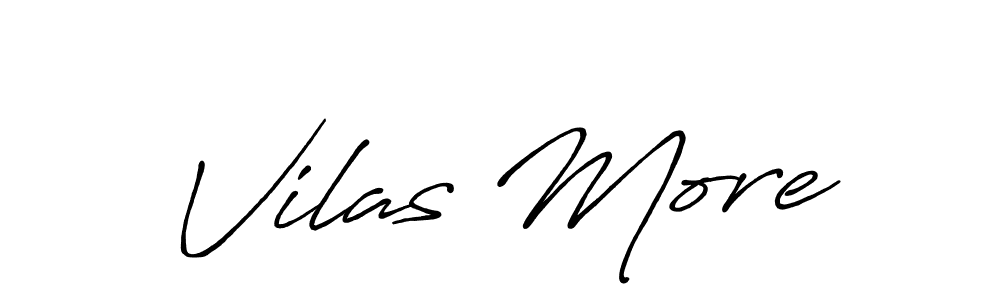 It looks lik you need a new signature style for name Vilas More. Design unique handwritten (Antro_Vectra_Bolder) signature with our free signature maker in just a few clicks. Vilas More signature style 7 images and pictures png