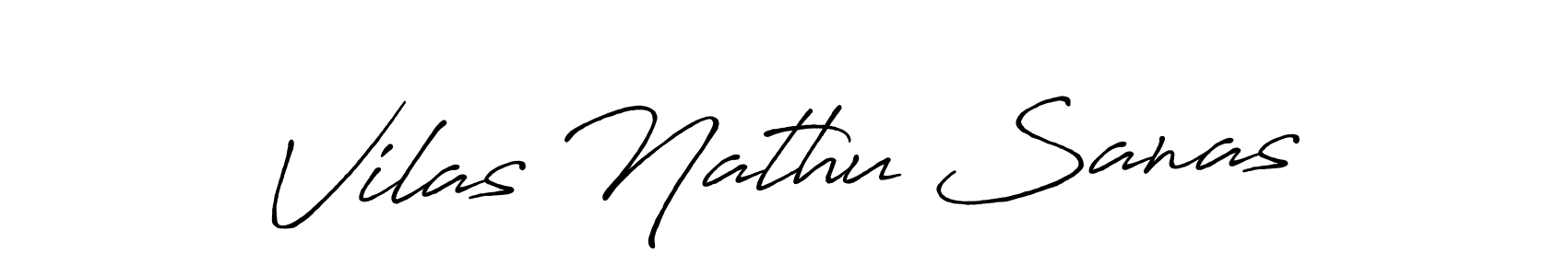 Similarly Antro_Vectra_Bolder is the best handwritten signature design. Signature creator online .You can use it as an online autograph creator for name Vilas Nathu Sanas. Vilas Nathu Sanas signature style 7 images and pictures png
