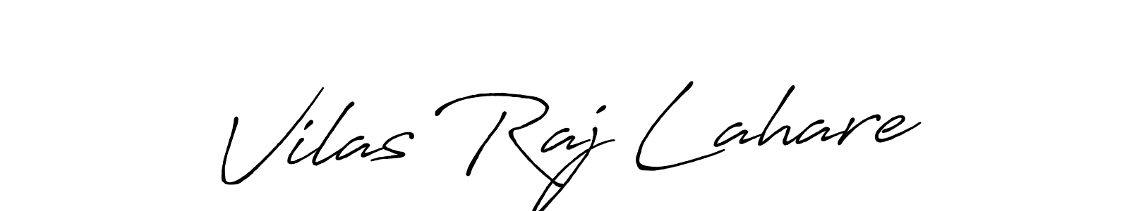 Use a signature maker to create a handwritten signature online. With this signature software, you can design (Antro_Vectra_Bolder) your own signature for name Vilas Raj Lahare. Vilas Raj Lahare signature style 7 images and pictures png
