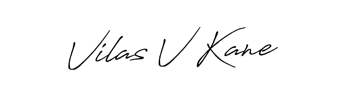 It looks lik you need a new signature style for name Vilas V Kane. Design unique handwritten (Antro_Vectra_Bolder) signature with our free signature maker in just a few clicks. Vilas V Kane signature style 7 images and pictures png