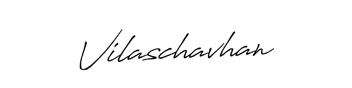 Design your own signature with our free online signature maker. With this signature software, you can create a handwritten (Antro_Vectra_Bolder) signature for name Vilaschavhan. Vilaschavhan signature style 7 images and pictures png