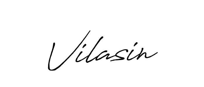 Make a beautiful signature design for name Vilasin. With this signature (Antro_Vectra_Bolder) style, you can create a handwritten signature for free. Vilasin signature style 7 images and pictures png