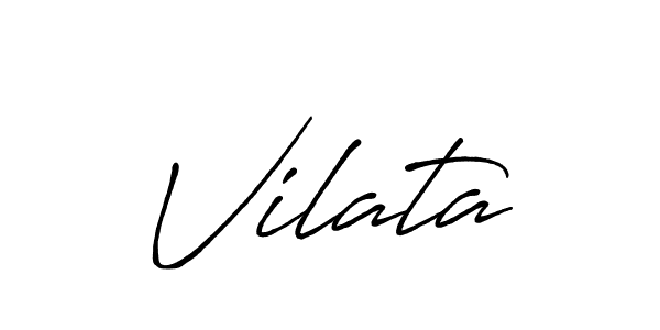 Use a signature maker to create a handwritten signature online. With this signature software, you can design (Antro_Vectra_Bolder) your own signature for name Vilata. Vilata signature style 7 images and pictures png