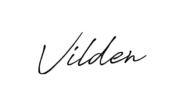 Also we have Vilden name is the best signature style. Create professional handwritten signature collection using Antro_Vectra_Bolder autograph style. Vilden signature style 7 images and pictures png