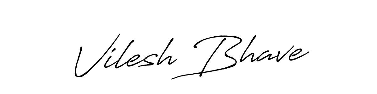 It looks lik you need a new signature style for name Vilesh Bhave. Design unique handwritten (Antro_Vectra_Bolder) signature with our free signature maker in just a few clicks. Vilesh Bhave signature style 7 images and pictures png
