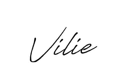 Similarly Antro_Vectra_Bolder is the best handwritten signature design. Signature creator online .You can use it as an online autograph creator for name Vilie. Vilie signature style 7 images and pictures png