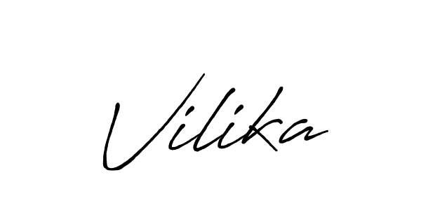 It looks lik you need a new signature style for name Vilika. Design unique handwritten (Antro_Vectra_Bolder) signature with our free signature maker in just a few clicks. Vilika signature style 7 images and pictures png