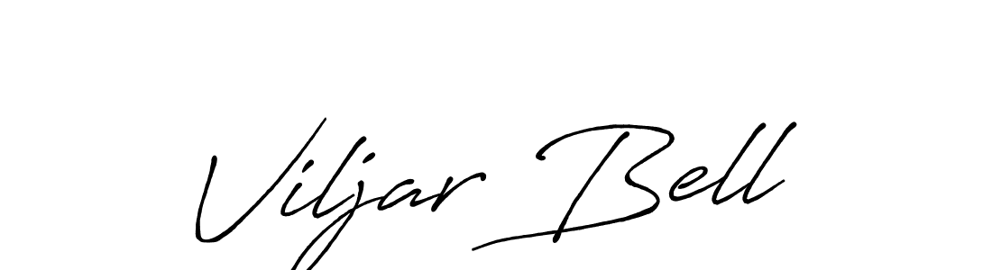 The best way (Antro_Vectra_Bolder) to make a short signature is to pick only two or three words in your name. The name Viljar Bell include a total of six letters. For converting this name. Viljar Bell signature style 7 images and pictures png