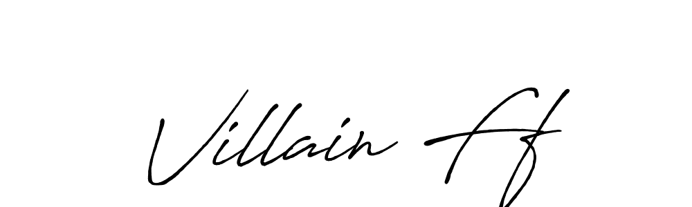 How to Draw Villain Ff signature style? Antro_Vectra_Bolder is a latest design signature styles for name Villain Ff. Villain Ff signature style 7 images and pictures png
